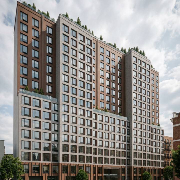 Architect’s rendering of 2153 Mapes Avenue, West Farms, the Bronx